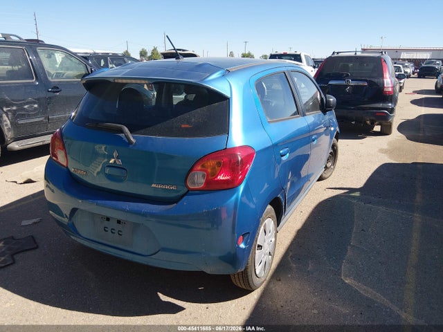 2015 Mitsubishi Mirage De მანქანა იყიდება აუქციონზე, vin: ML32A3HJ0FH048454, აუქციონის ნომერი: 45411685