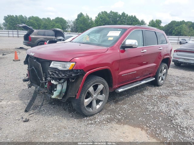 2015 Jeep Grand Cherokee Overland მანქანა იყიდება აუქციონზე, vin: 1C4RJFCG8FC839241, აუქციონის ნომერი: 45411859