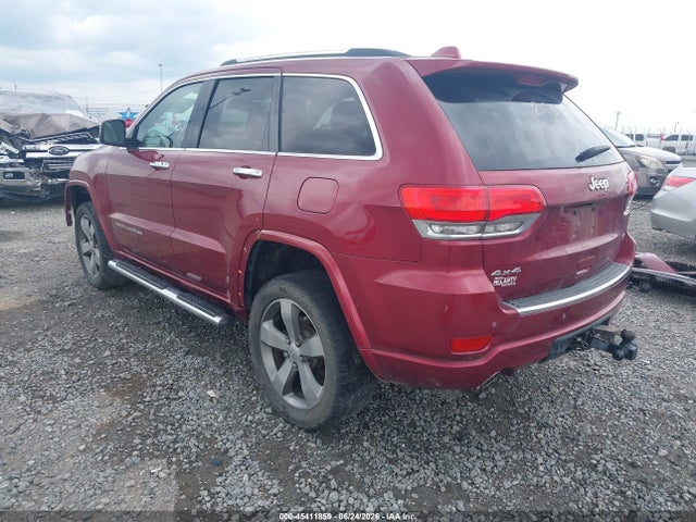 2015 Jeep Grand Cherokee Overland მანქანა იყიდება აუქციონზე, vin: 1C4RJFCG8FC839241, აუქციონის ნომერი: 45411859