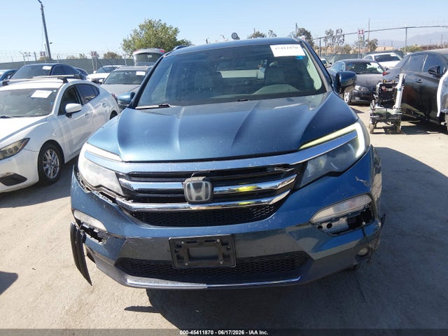 2016 Honda Pilot Touring მანქანა იყიდება აუქციონზე, vin: 5FNYF5H91GB059376, აუქციონის ნომერი: 45411870
