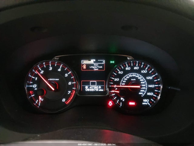 Продажа на аукционе авто 2019 Subaru Wrx, vin: JF1VA1A67K9822536, номер лота: 45411967