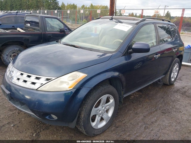 Продажа на аукционе авто 2005 Nissan Murano Sl, vin: JN8AZ08TX5W312523, номер лота: 45412022