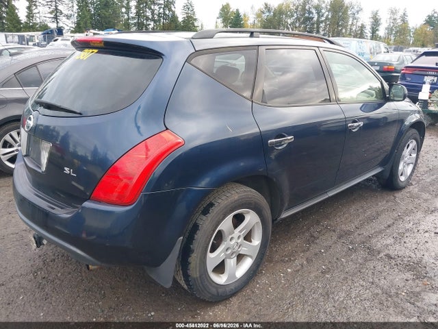 Продажа на аукционе авто 2005 Nissan Murano Sl, vin: JN8AZ08TX5W312523, номер лота: 45412022