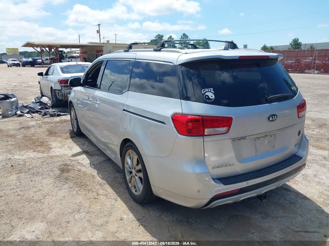 45412042 :رقم المزاد ، KNDME5C13G6123917 vin ، 2016 Kia Sedona Sx Luxury مزاد بيع