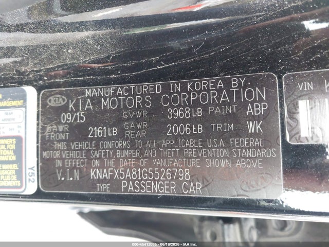 KIA FORTE EX 2016 KNAFX5A81G5526798 Image 9