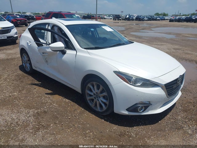 2016 Mazda Mazda3 S Grand Touring მანქანა იყიდება აუქციონზე, vin: JM1BM1N39G1277739, აუქციონის ნომერი: 45412101