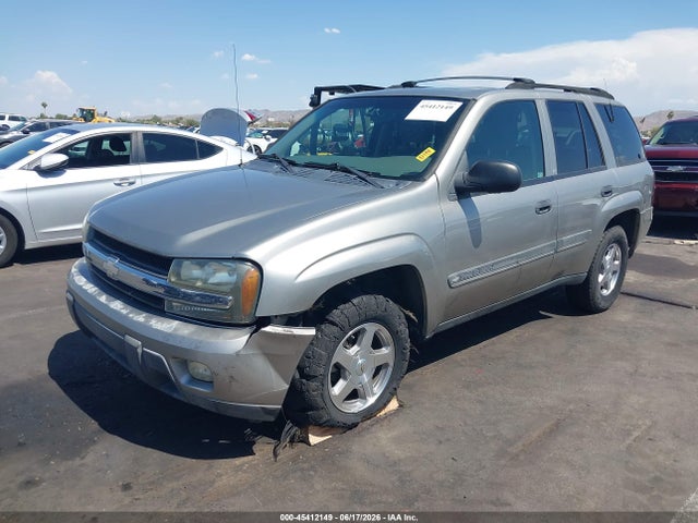 2002 Chevrolet Trailblazer Lt მანქანა იყიდება აუქციონზე, vin: 1GNDS13S422523602, აუქციონის ნომერი: 45412149