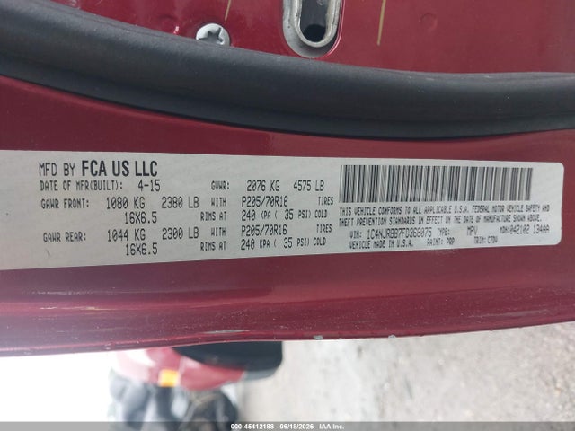 1C4NJRBB7FD366075 Jeep Patriot Sport