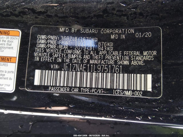 Toyota 86 GT 2020 JF1ZNAE11L9751761 Image 9