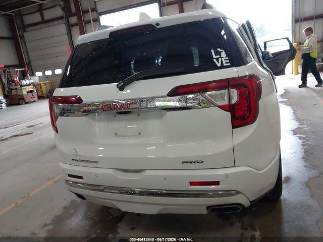 2021 Gmc Acadia Awd Denali მანქანა იყიდება აუქციონზე, vin: 1GKKNXLS0MZ196057, აუქციონის ნომერი: 45412448