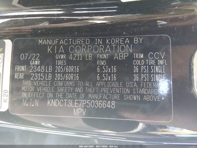 KIA NIRO SX 2023 KNDCT3LE7P5036648 Image 9