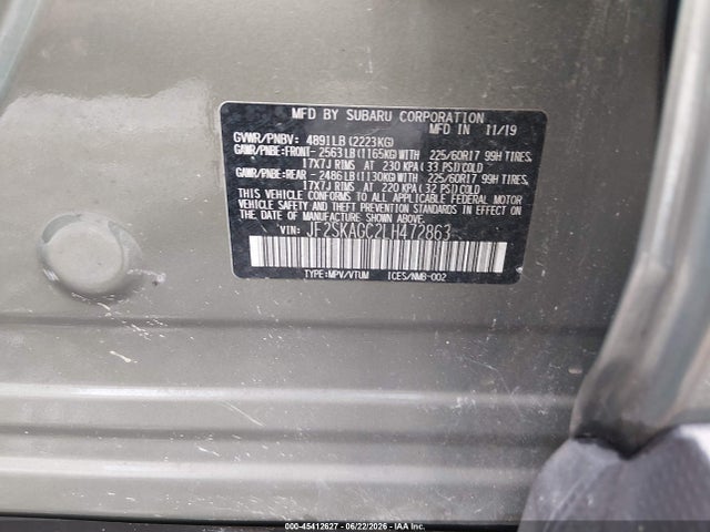 Subaru Forester Premium 2020 JF2SKAGC2LH472863 Image 9