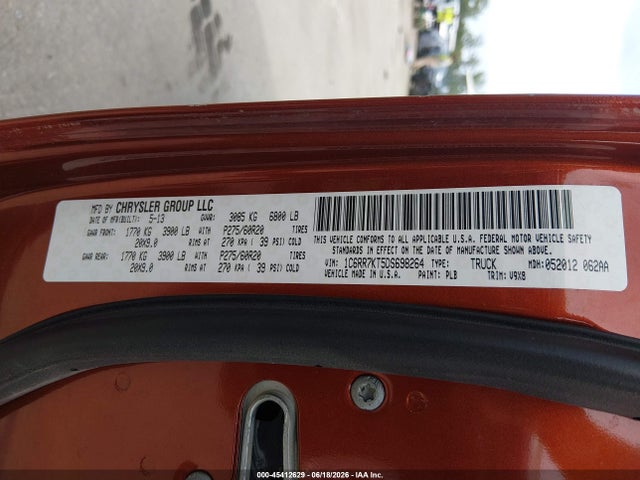 Продажа на аукционе авто 2013 Ram 1500 Express, vin: 1C6RR7KT5DS698264, номер лота: 45412629