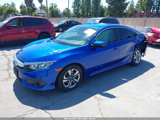 45412787 :رقم المزاد ، 19XFC2F68GE223445 vin ، 2016 Honda Civic Lx مزاد بيع