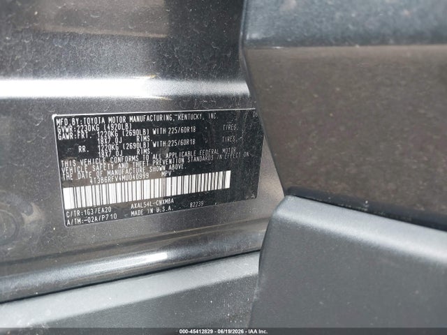 4T3B6RFV4MU040999 Toyota Rav4 Hybrid Xle Premium