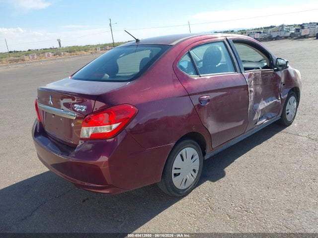 2019 Mitsubishi Mirage G4 Es/rf მანქანა იყიდება აუქციონზე, vin: ML32F3FJ5KHF16339, აუქციონის ნომერი: 45412980