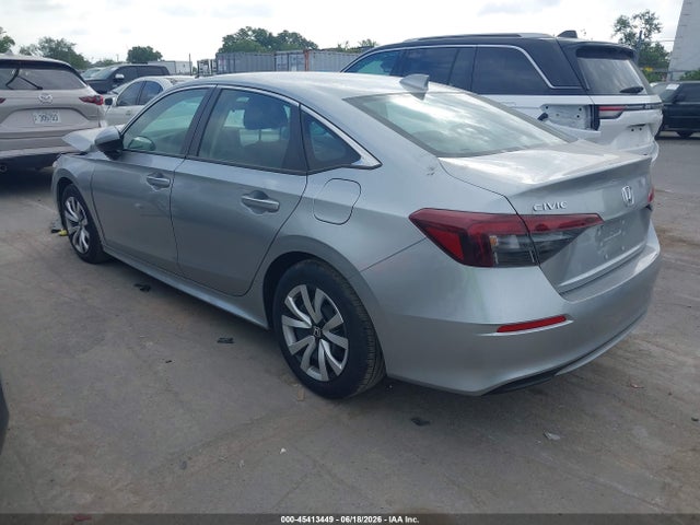 45413449 :رقم المزاد ، 2HGFE2F26SH600859 vin ، 2025 Honda Civic Lx مزاد بيع