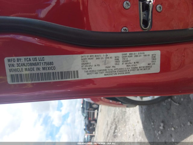 Jeep Compass Latitude 4x4 2024 3C4NJDBN6RT175680 Image 9