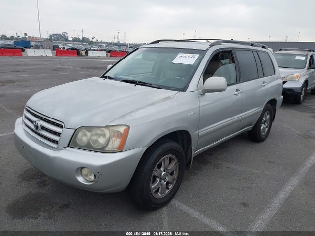 2001 Toyota Highlander V6 მანქანა იყიდება აუქციონზე, vin: JTEGF21A410026453, აუქციონის ნომერი: 45413649
