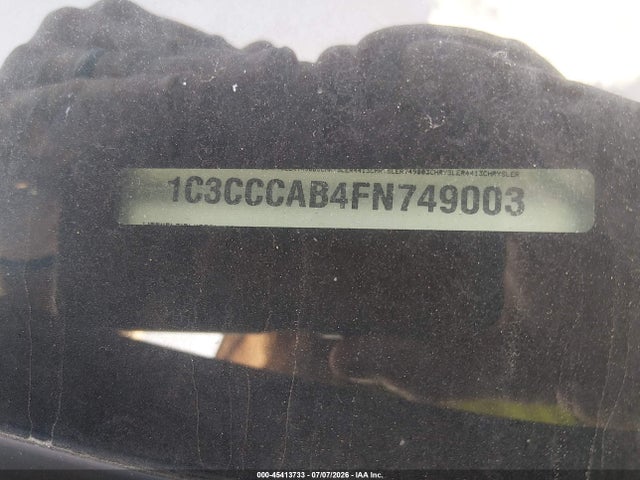 45413733 :رقم المزاد ، 1C3CCCAB4FN749003 vin ، 2015 Chrysler 200 Limited مزاد بيع