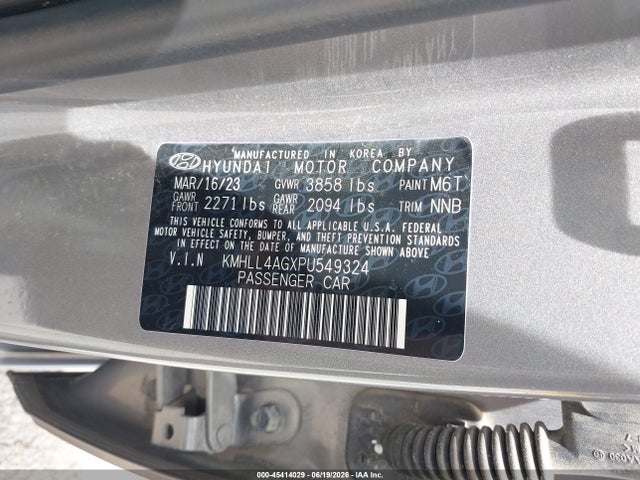 Hyundai ELANTRA SE 2023 KMHLL4AGXPU549324 Image 9