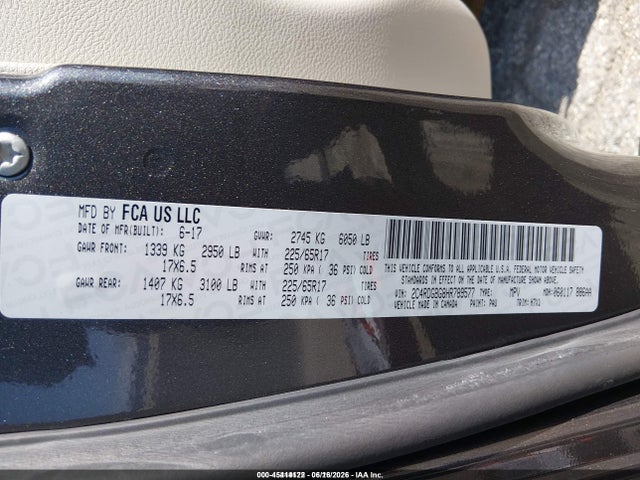 Dodge Grand Caravan Se 2017 2C4RDGBG8HR789577 Image 9