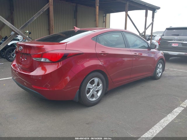 5NPDH4AE4FH549594 Hyundai ELANTRA SE