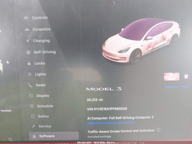 Tesla Model 3 Rear-wheel Drive 2023 5YJ3E1EA1PF685529 Image 7