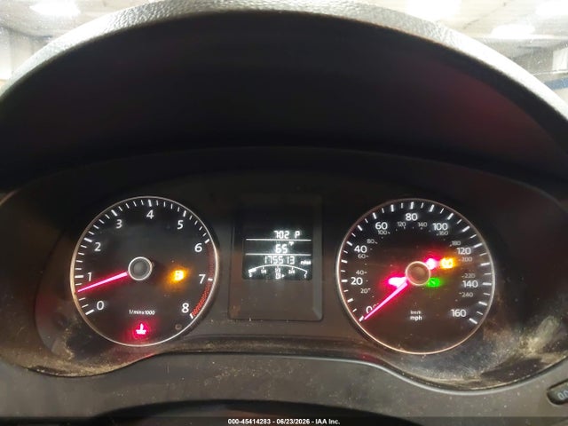 2012 Volkswagen Jetta 2.5l Se მანქანა იყიდება აუქციონზე, vin: 3VWDP7AJ9CM424207, აუქციონის ნომერი: 45414283