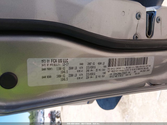Продаж на аукціоні авто 2018 Jeep Compass Sport 4x4, vin: 3C4NJDABXJT255673, номер лоту: 45414444