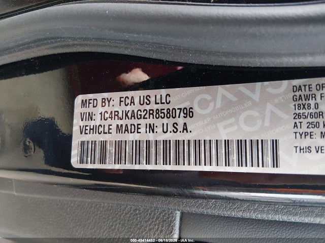 Продажа на аукционе авто 2024 Jeep Grand Cherokee L Altitude X 4x4, vin: 1C4RJKAG2R8580796, номер лота: 45414452