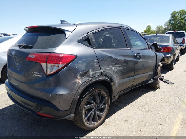 2022 Honda Hr-v Awd Sport მანქანა იყიდება აუქციონზე, vin: 3CZRU6H1XNM770670, აუქციონის ნომერი: 45414537