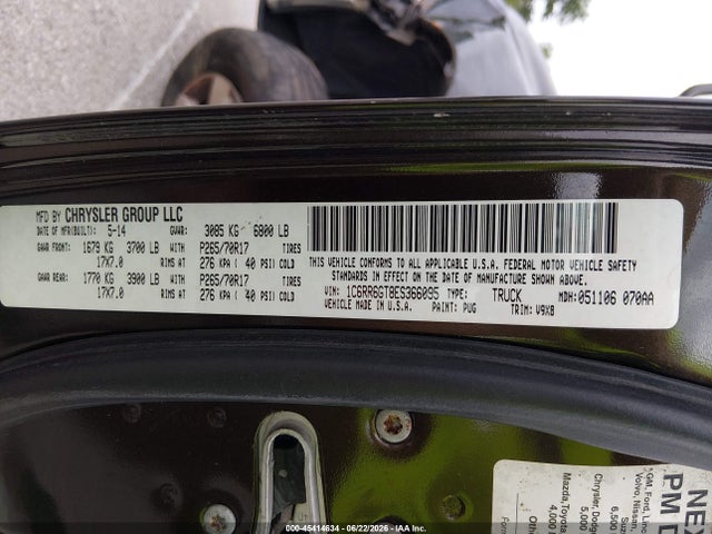 Aukcja sprzedaży 2014 Ram 1500 Slt, vin: 1C6RR6GT8ES366095, numer aukcji: 45414634