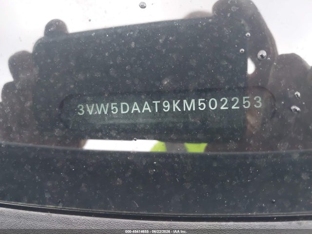 45414655 :رقم المزاد ، 3VW5DAAT9KM502253 vin ، 2019 Volkswagen Beetle 2.0t Final Edition Se/2.0t Final Edition Sel/2.0t S/2.0t Se مزاد بيع