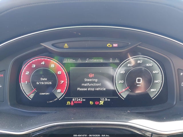 45414781 :رقم المزاد ، WA1VWBF7XMD018079 vin ، 2021 Audi Sq7 Prestige Tfsi Quattro Tiptronic مزاد بيع