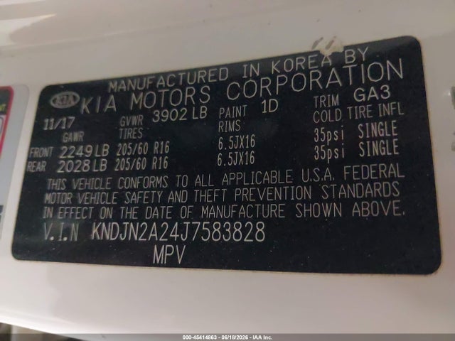 KIA Soul 2018 KNDJN2A24J7583828 Image 9