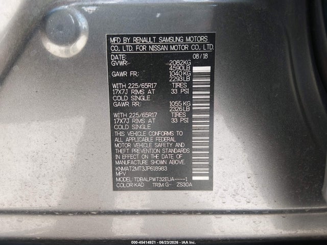 Nissan ROGUE S 2018 KNMAT2MT3JP618983 Image 9
