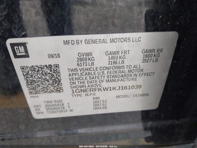 Chevrolet Traverse Ls 2019 1GNERFKW1KJ161039 Image 9