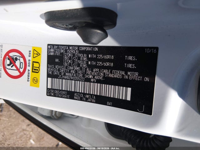 JTJYARBZ9H2055222 Lexus Nx 200t F Sport