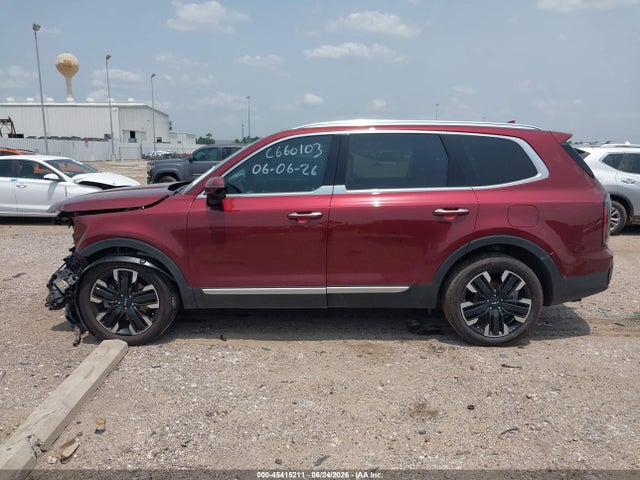 45415211 :رقم المزاد ، 5XYP5DGC5RG511783 vin ، 2024 Kia Telluride Sx Prestige مزاد بيع