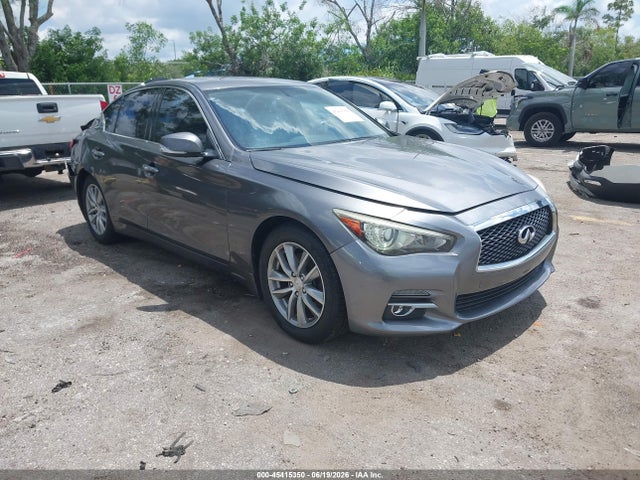Продажа на аукционе авто 2014 Infiniti Q50 Premium, vin: JN1BV7AR7EM687688, номер лота: 45415350