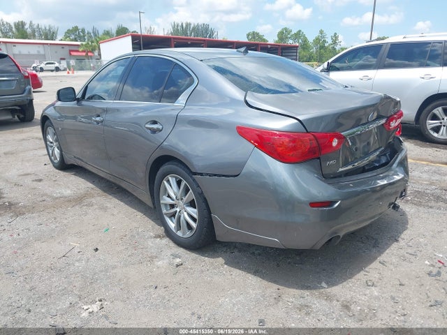 Продажа на аукционе авто 2014 Infiniti Q50 Premium, vin: JN1BV7AR7EM687688, номер лота: 45415350
