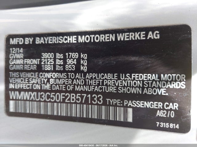 Mini Hardtop Cooper S 2015 WMWXU3C50F2B57133 Image 9