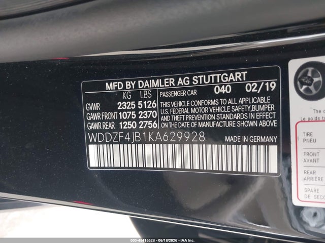 Mercedes-Benz E 300 2019 WDDZF4JB1KA629928 Image 9