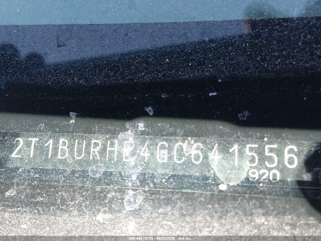 Toyota COROLLA LE 2016 2T1BURHE4GC641556 Image 22