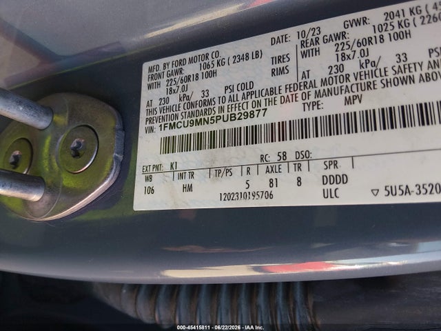Ford Escape St-line 2023 1FMCU9MN5PUB29877 Image 9