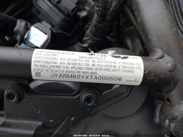 Yamaha Yzfr7 2026 JYARM60YXTA000506 Image 10