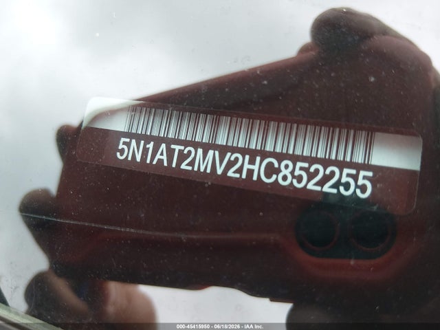 Aukcja sprzedaży 2017 Nissan Rogue Sv, vin: 5N1AT2MV2HC852255, numer aukcji: 45415950