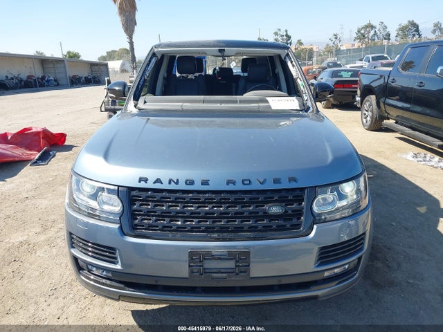 Aukcja sprzedaży 2017 Land Rover Range Rover 3.0l V6 Supercharged Hse, vin: SALGS2FV3HA372891, numer aukcji: 45415979