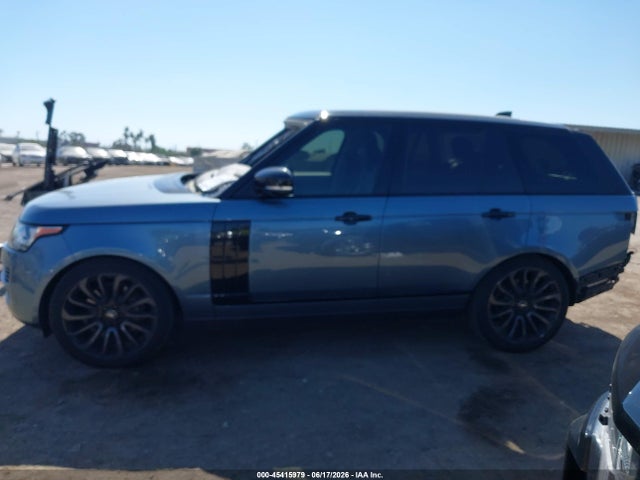 Aukcja sprzedaży 2017 Land Rover Range Rover 3.0l V6 Supercharged Hse, vin: SALGS2FV3HA372891, numer aukcji: 45415979